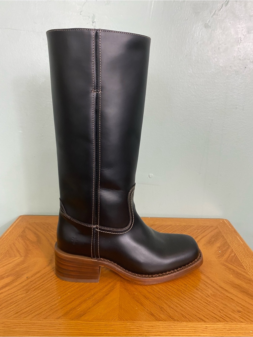 Frye Campus 14L Boots Leather Black Size 7.5 SKU12
